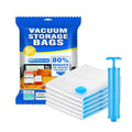Vacuum Storage Bags with Hand Pump – Space-Saving, Airtight Compression for Clothes, Bedding & Travel