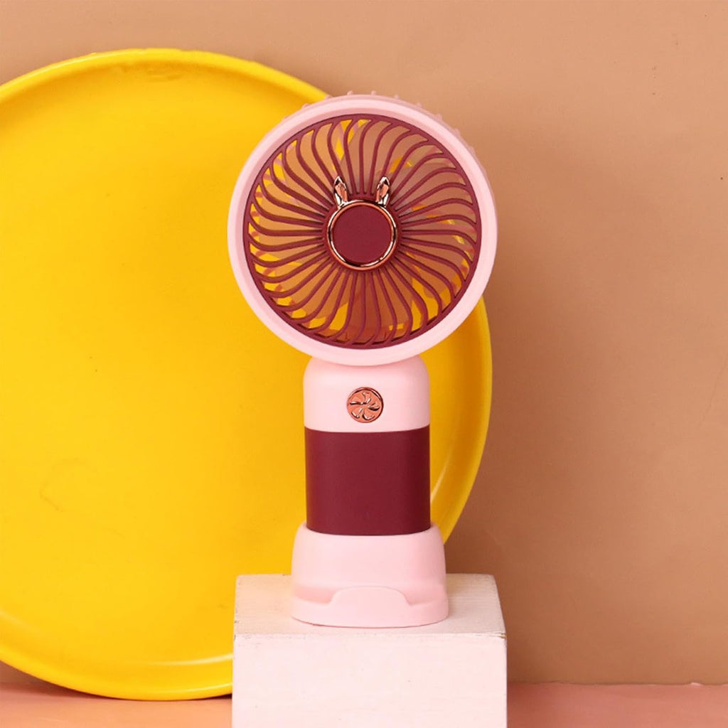 Handheld Fan Rechargeable – Small USB Personal Fan for Boys Girls | Portable Mini Fan for Travel, Indoor & Outdoor Use