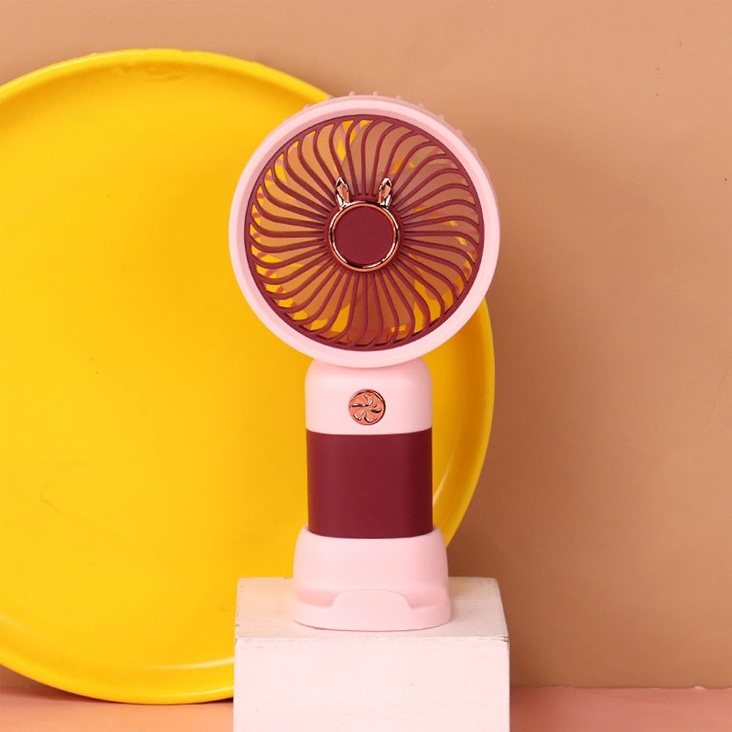 Handheld Fan Rechargeable – Small USB Personal Fan for Boys Girls | Portable Mini Fan for Travel, Indoor & Outdoor Use