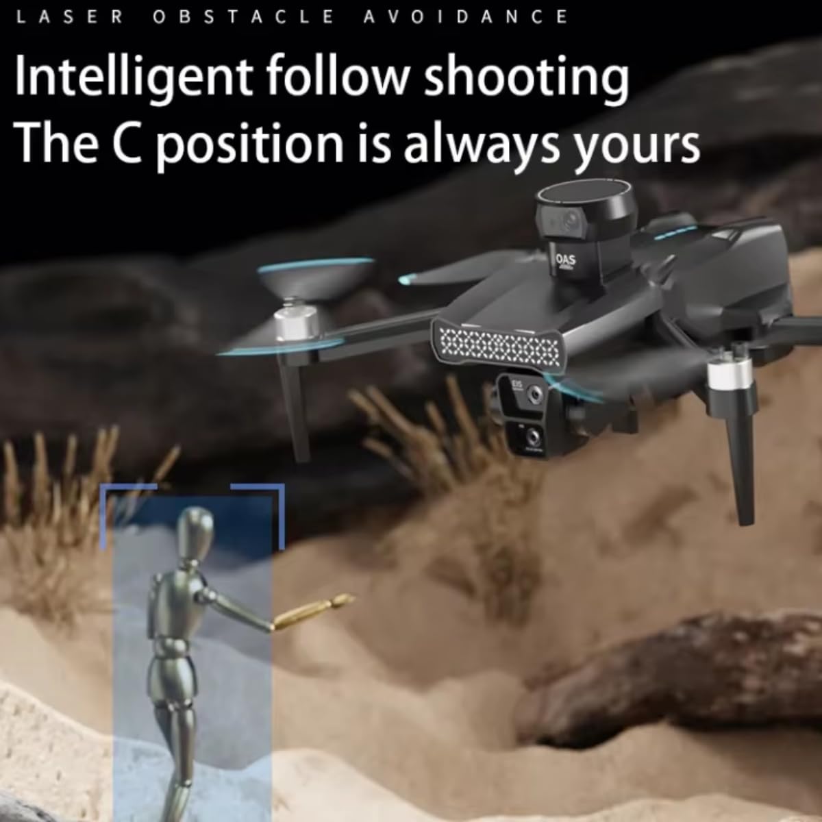M101 GPS Drone with 8K UHD Camera – 30 Min Flight Time, GPS Auto Return, 5GHz FPV, Brushless Motor, Foldable Quadcopter with 3D Flips & Headless Mode for Aerial Photography