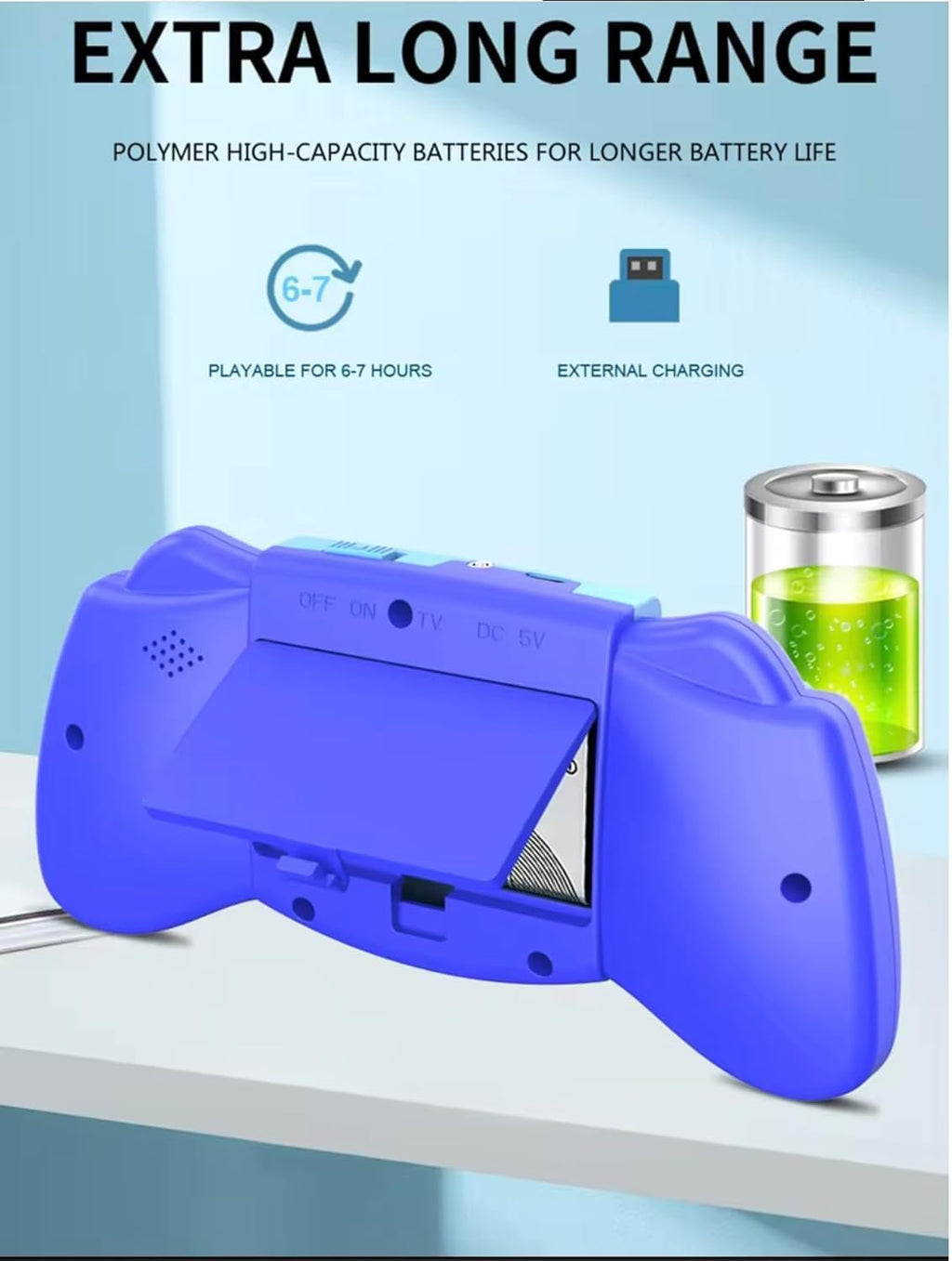 New S3 Handheld Video Game Set for Kids,500 Retro Video Games Console ,Rechargeable Retro Game Box with TV Game Support