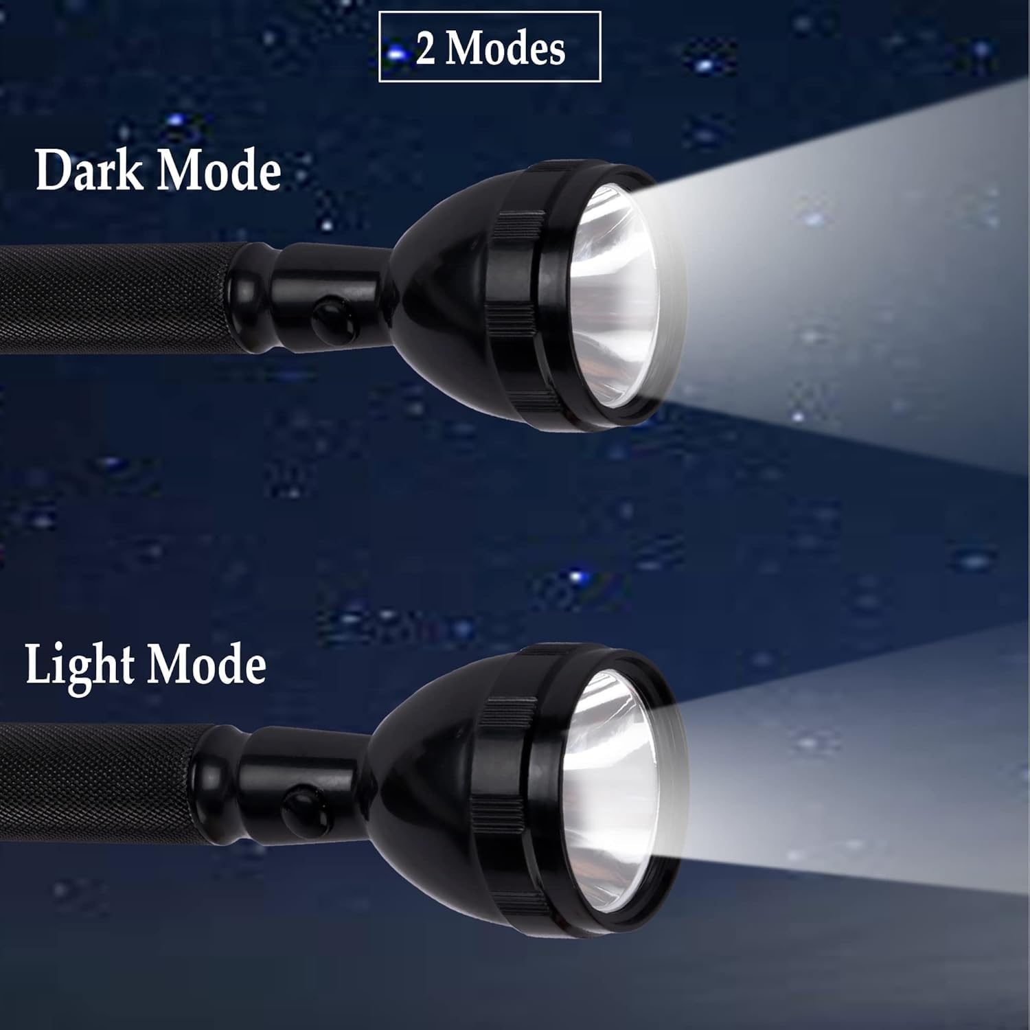 JY-8990 Torch Rechargeable battery- 3 mode focus and charger included