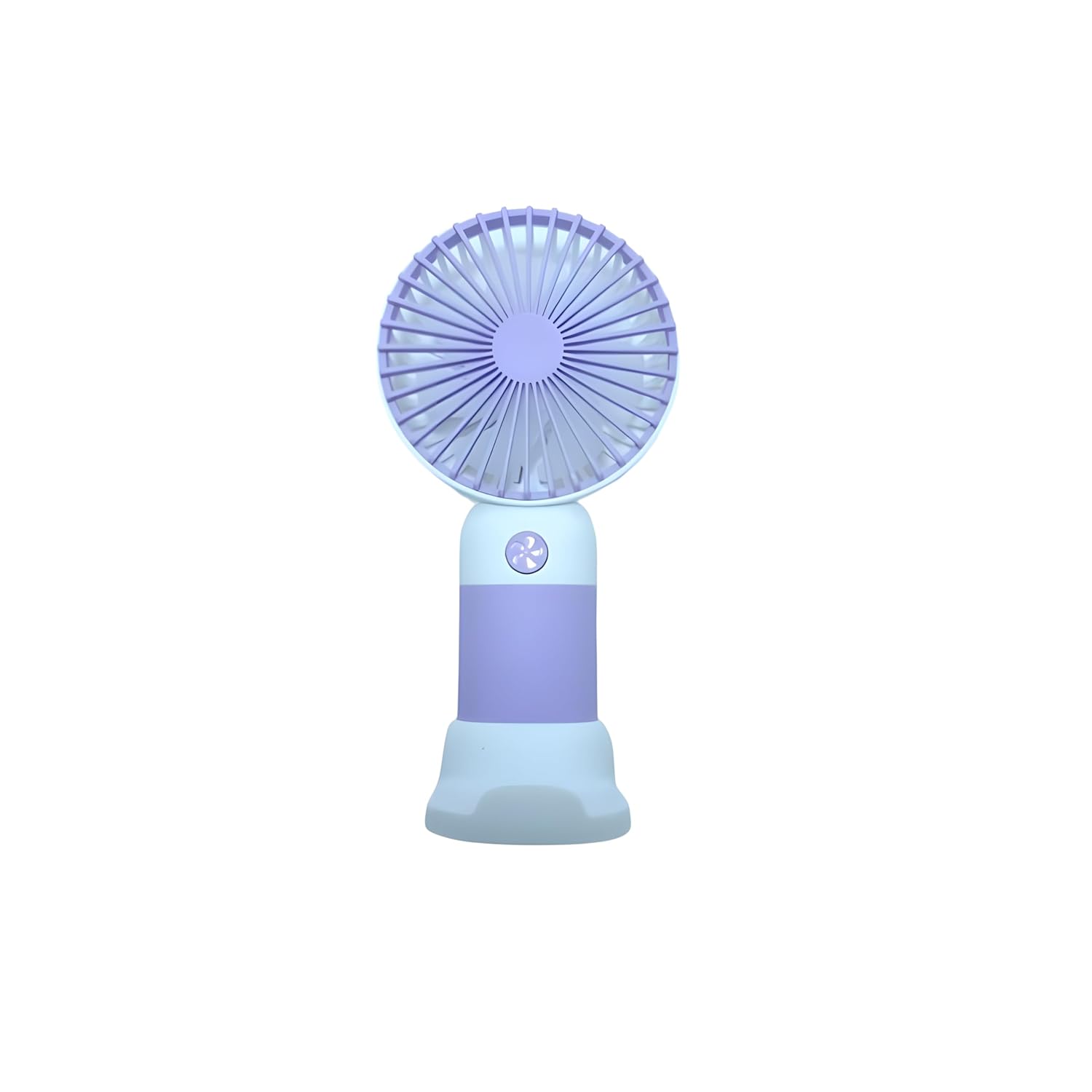 Mini Portable Hand Fan - USB Rechargeable Fan with Base for Travel  , Office , Kitchen, Face Makeup and Outdoor Use - for Women and Men