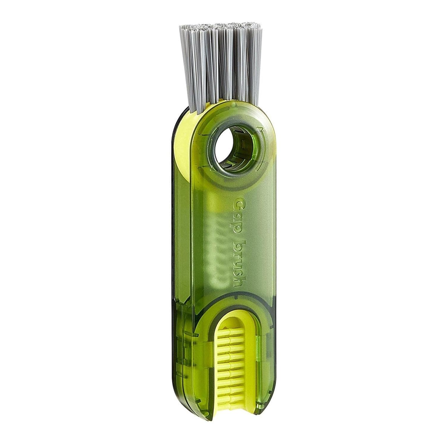 3-in-1 Multifunctional Bottle Cleaning Brush – U-Shaped, Triangular & Stiff Bristle Heads for Tight Spaces