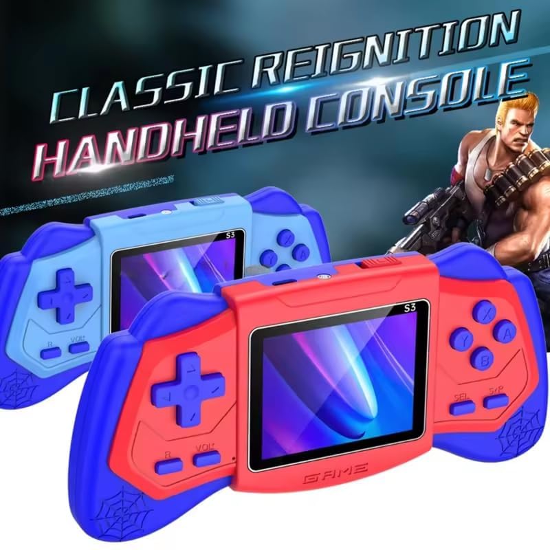 New S3 Handheld Video Game Set for Kids,500 Retro Video Games Console ,Rechargeable Retro Game Box with TV Game Support