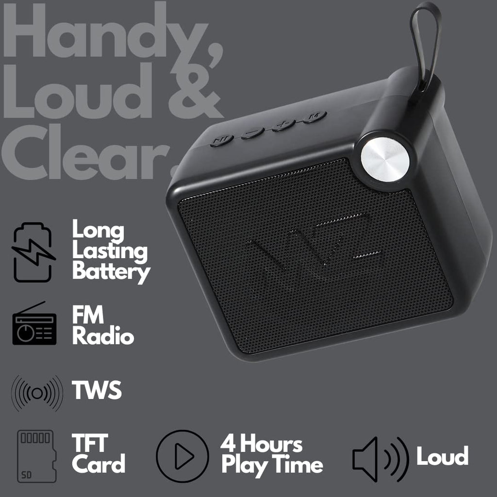 MZ M406SP (Portable Bluetooth Speaker) Dynamic Thunder Sound, 1200mAh Battery 5 W Bluetooth Speaker (Random Color)