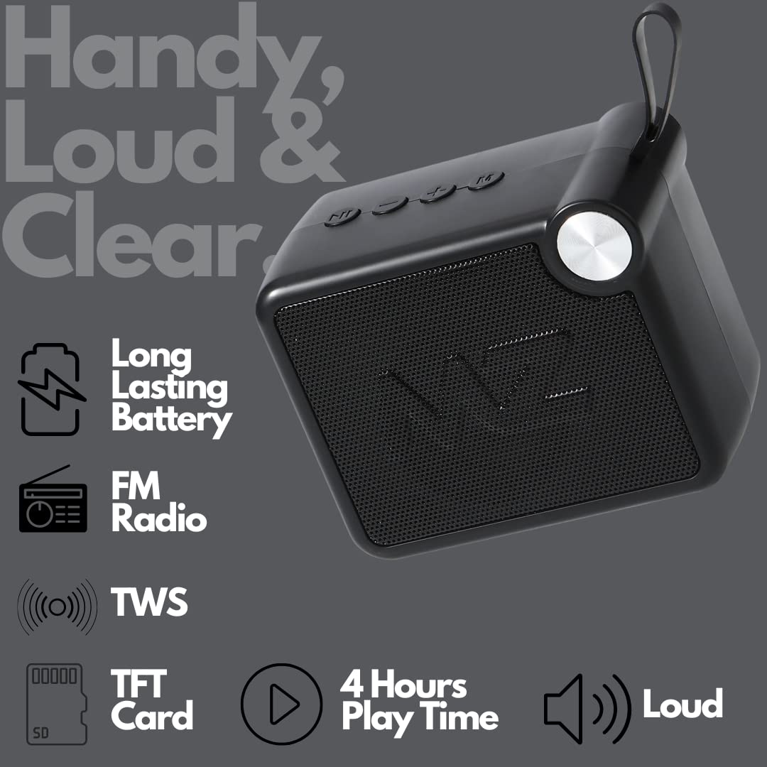 MZ M406SP (Portable Bluetooth Speaker) Dynamic Thunder Sound, 1200mAh Battery 5 W Bluetooth Speaker (Random Color)
