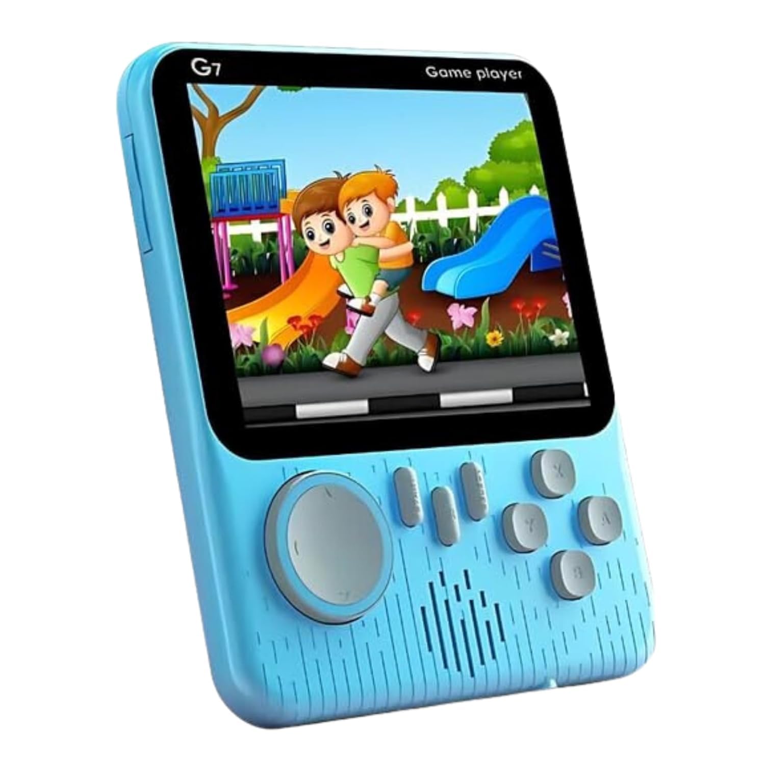 G7 Retro Handheld Gaming Console for Kids & Adults – 666-In-1 Built-in Classic Video Games – Rechargeable Game Console for Boys 7-14 Years – TV Output – Portable Toy Gift