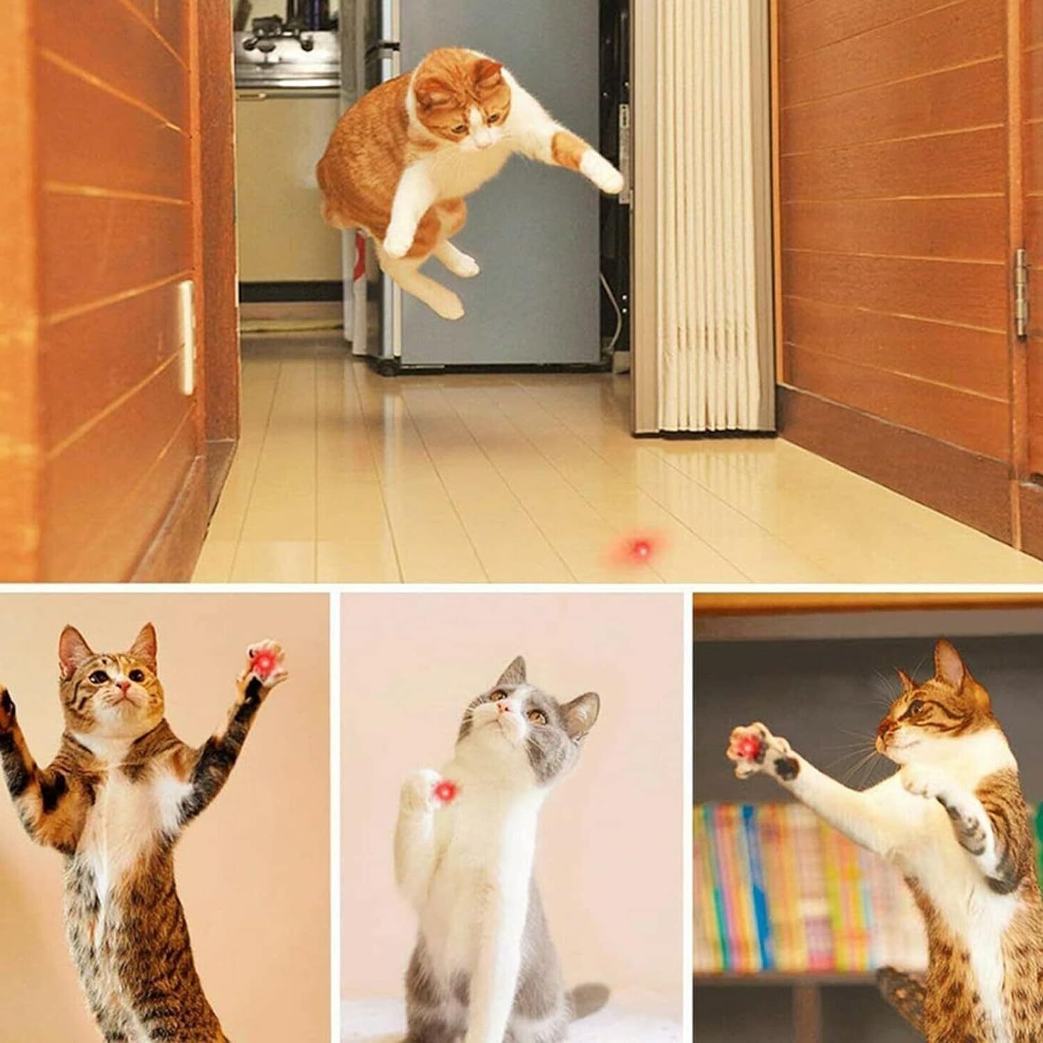 Rechargeable Red Laser Pointer – 2000m High-Power Beam for Presentations, Stargazing & Cat Play