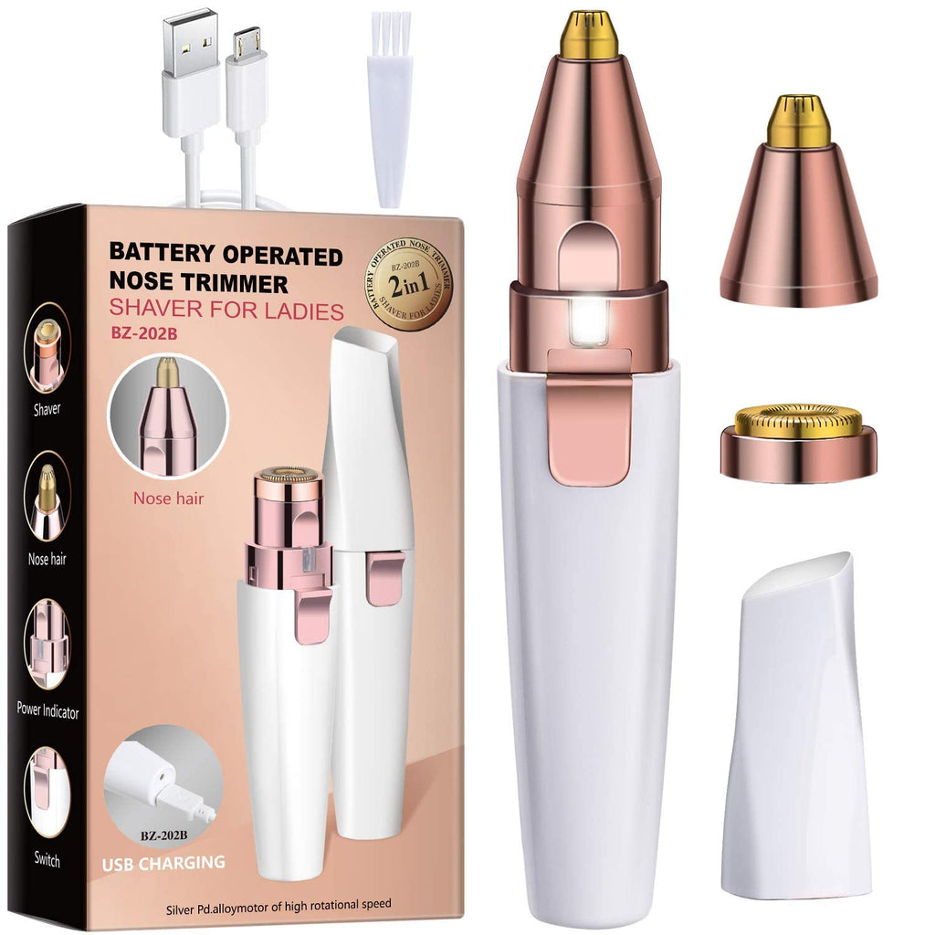 Facial Hair Remover for Women – Painless Razor for Eyebrows, Nose, Lips & Small Hair