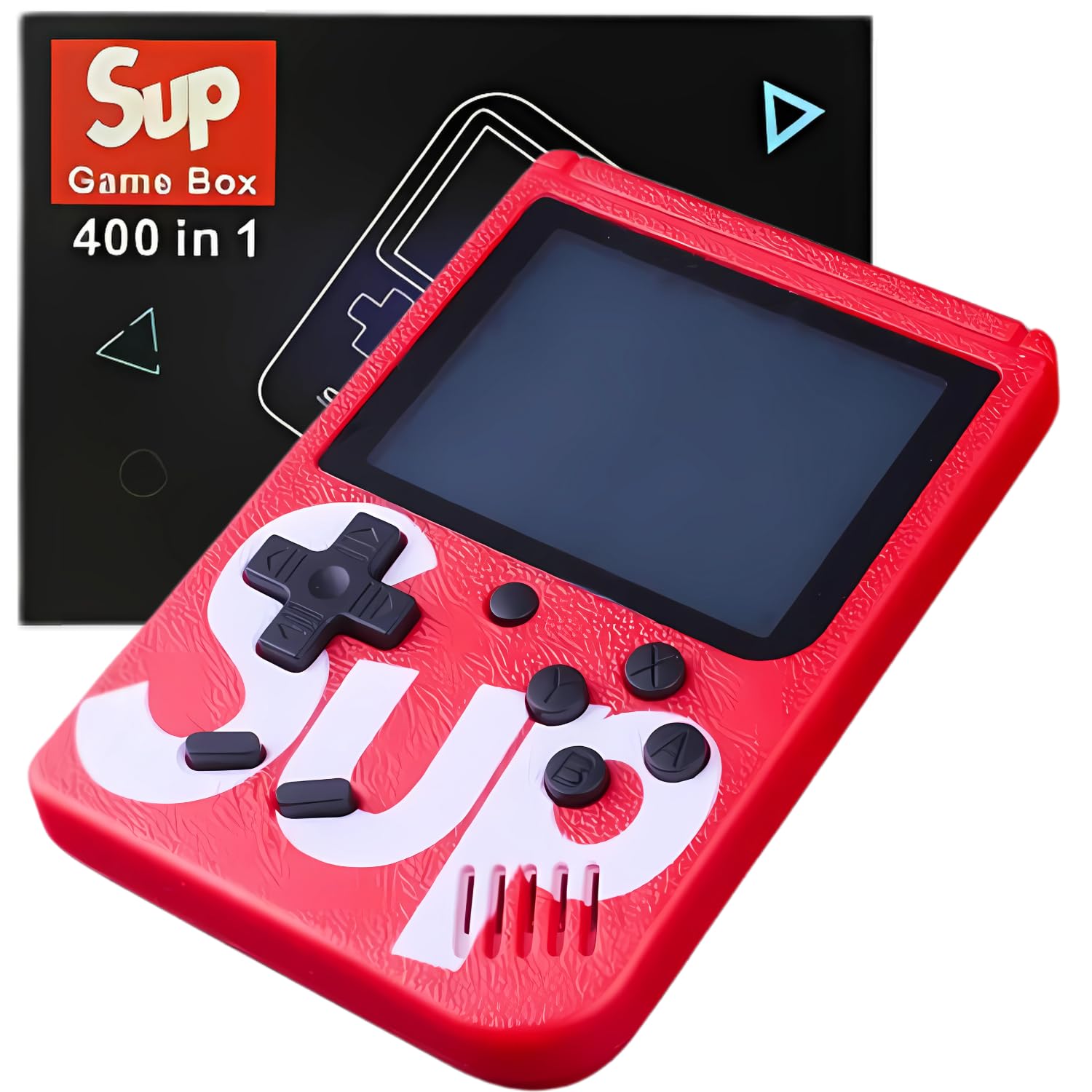 Handheld Retro Video Game Console – Rechargeable SUP 400-in-1 Pocket Gaming, TV Output, Fun Gift for Kids