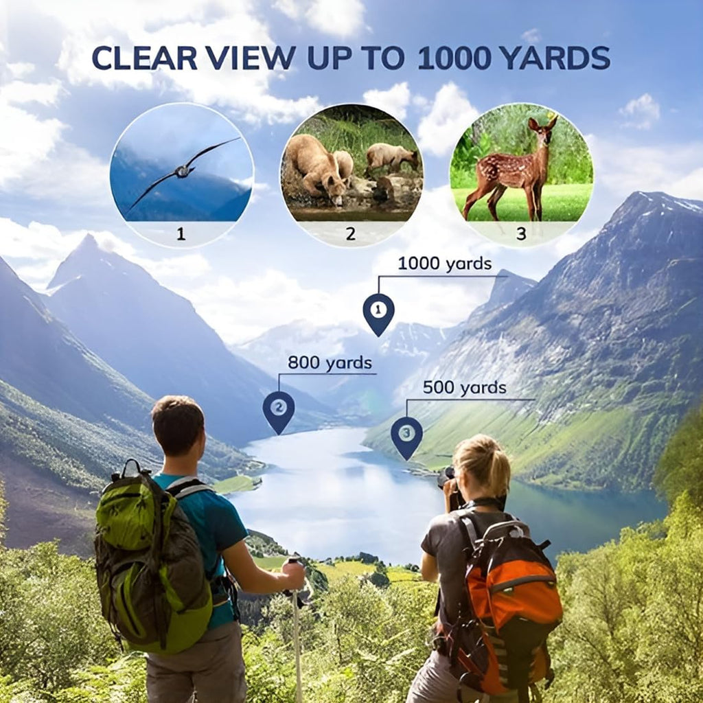 Bushnell 16x52 Dual Focus Monocular Telescope – High-Power Zoom Lens for Bird Watching, Hunting & Outdoor Adventures