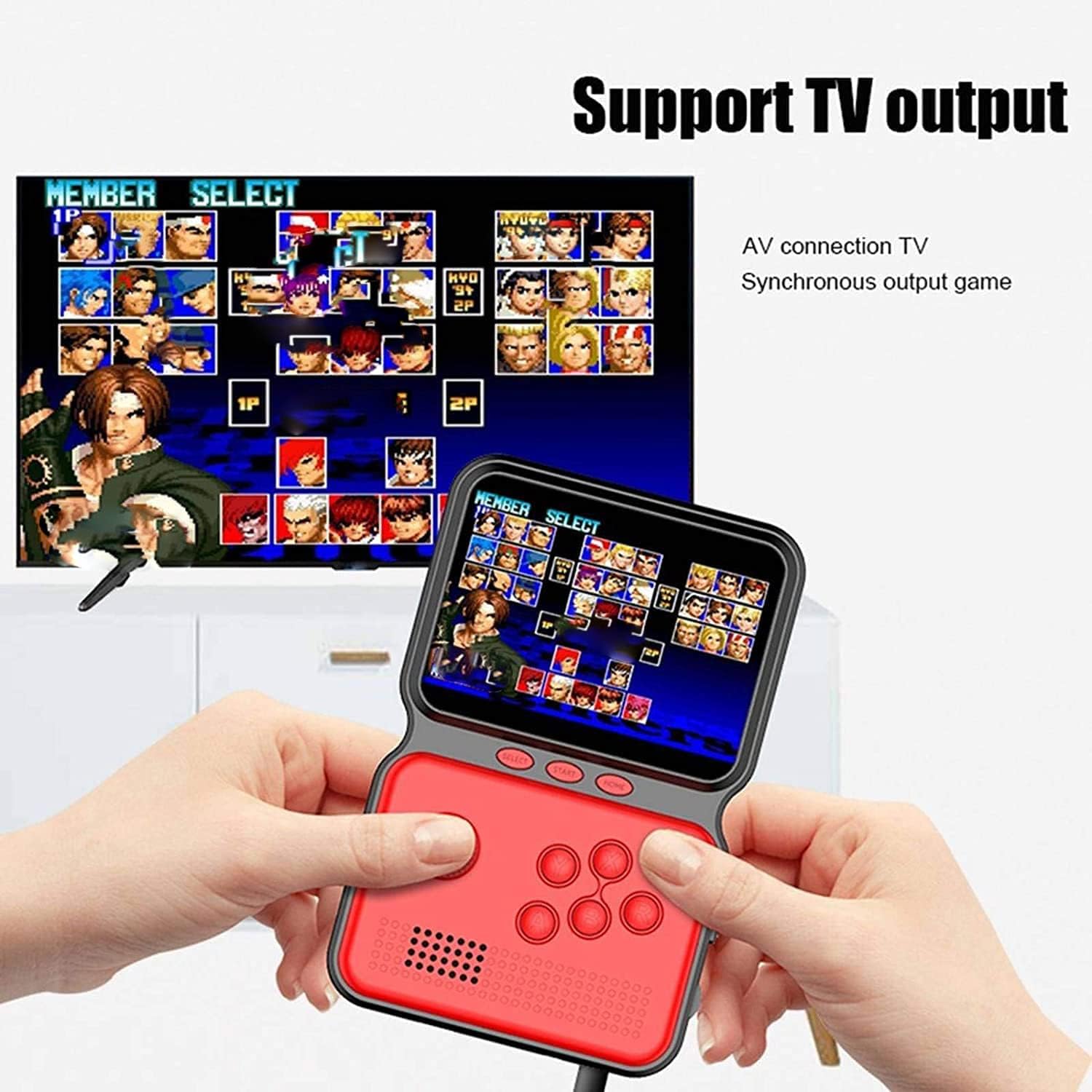 SUP Classic Retro Arcade Handheld Game Console with 900+ Classic Games, Supports TV Connection, Perfect for Kids & Adults (Multicolor)