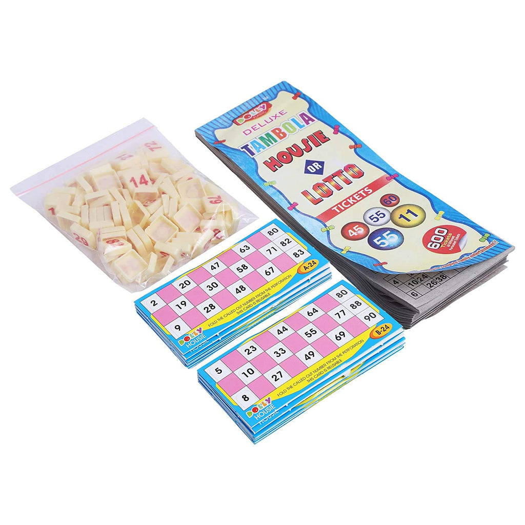 Housie Board Game || 48 Reusable Cards & Tile Fixable Board Game || Ladies Kitty Party & Family Game