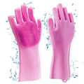 Home Magic Silicone Cleaning Hand Gloves – Multipurpose, Heat-Resistant Gloves for Kitchen, Bathroom, Car & Pet Grooming