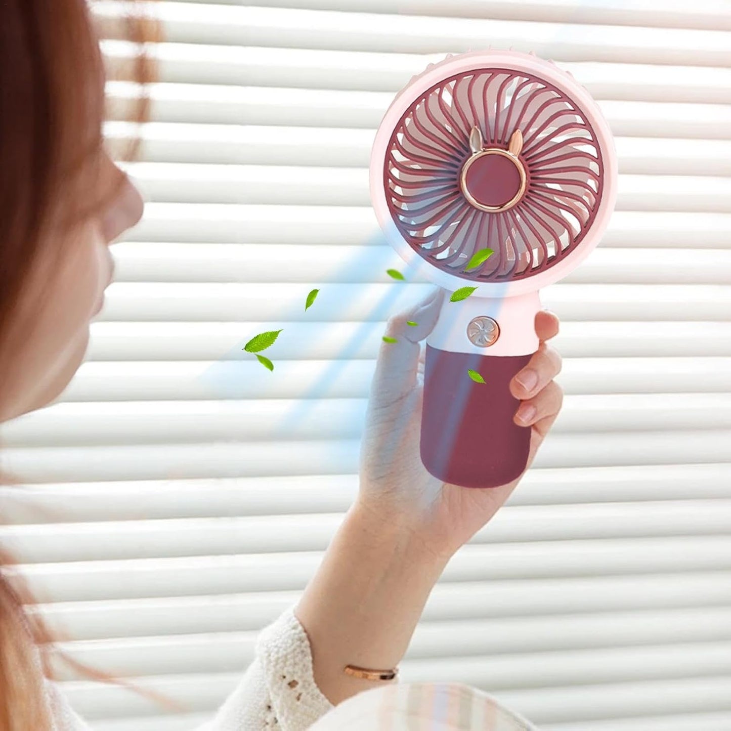 Handheld Fan Rechargeable – Small USB Personal Fan for Boys Girls | Portable Mini Fan for Travel, Indoor & Outdoor Use