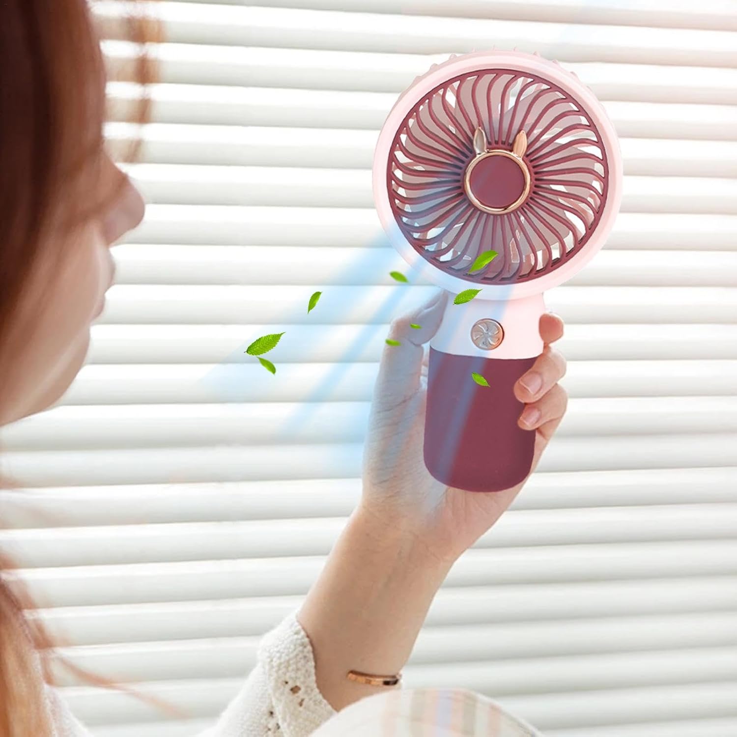Handheld Fan Rechargeable – Small USB Personal Fan for Boys Girls | Portable Mini Fan for Travel, Indoor & Outdoor Use