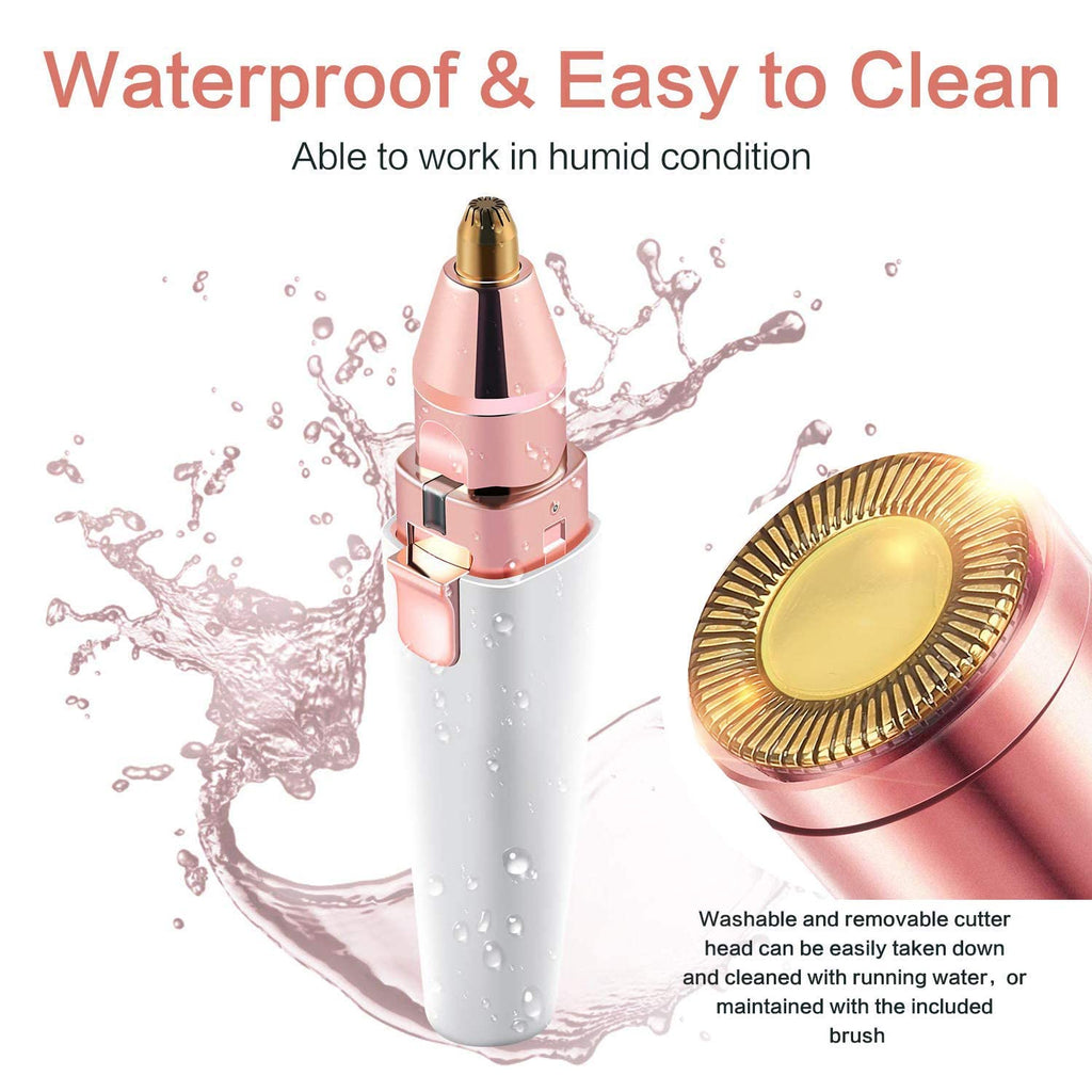 Facial Hair Remover for Women – Painless Razor for Eyebrows, Nose, Lips & Small Hair