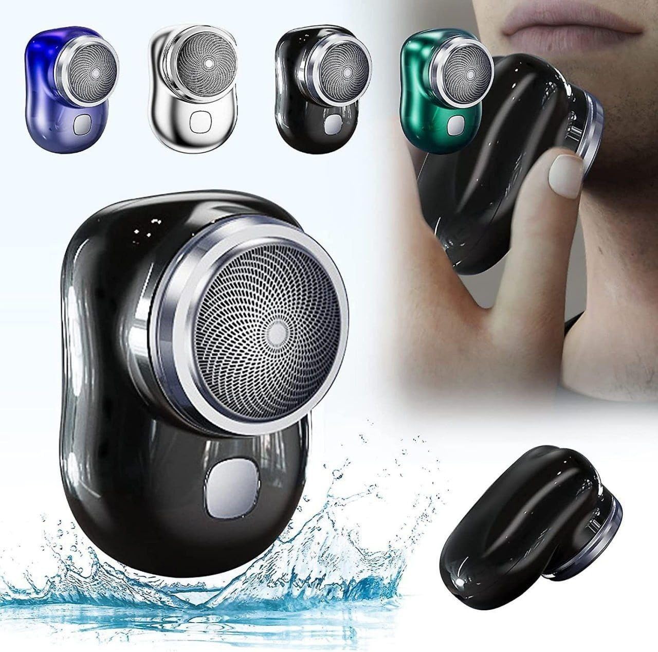 Mini Portable Electric Shaver – Cordless, Waterproof, Type-C Charging