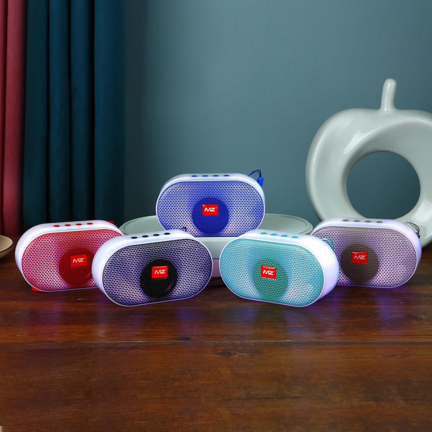 MZ M403SP (Portable Bluetooth Speaker) Dynamic Thunder Sound with High Bass 5 W Bluetooth Speaker (Multicolor, Stereo Channel)