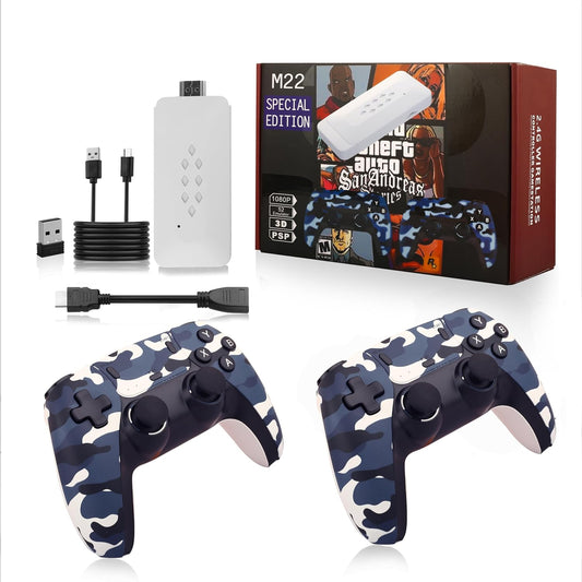 M22 Special Edition Retro Game Console Wireless Controller Gamepad - with 52 Emulators 30,000+ Games, 1080P HD Graphics, 64GB Storage, Video Game TV Stick for All Ages