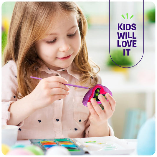 Kids Rock Painting Kit - Glow in The Dark - Arts & Crafts Gifts for Boys and Girls Ages 4-12 - Craft Activities Kits - Creative Art Toys for 4, 5, 6, 7, 8, 9, 10, 11 & 12 Year Old Kids