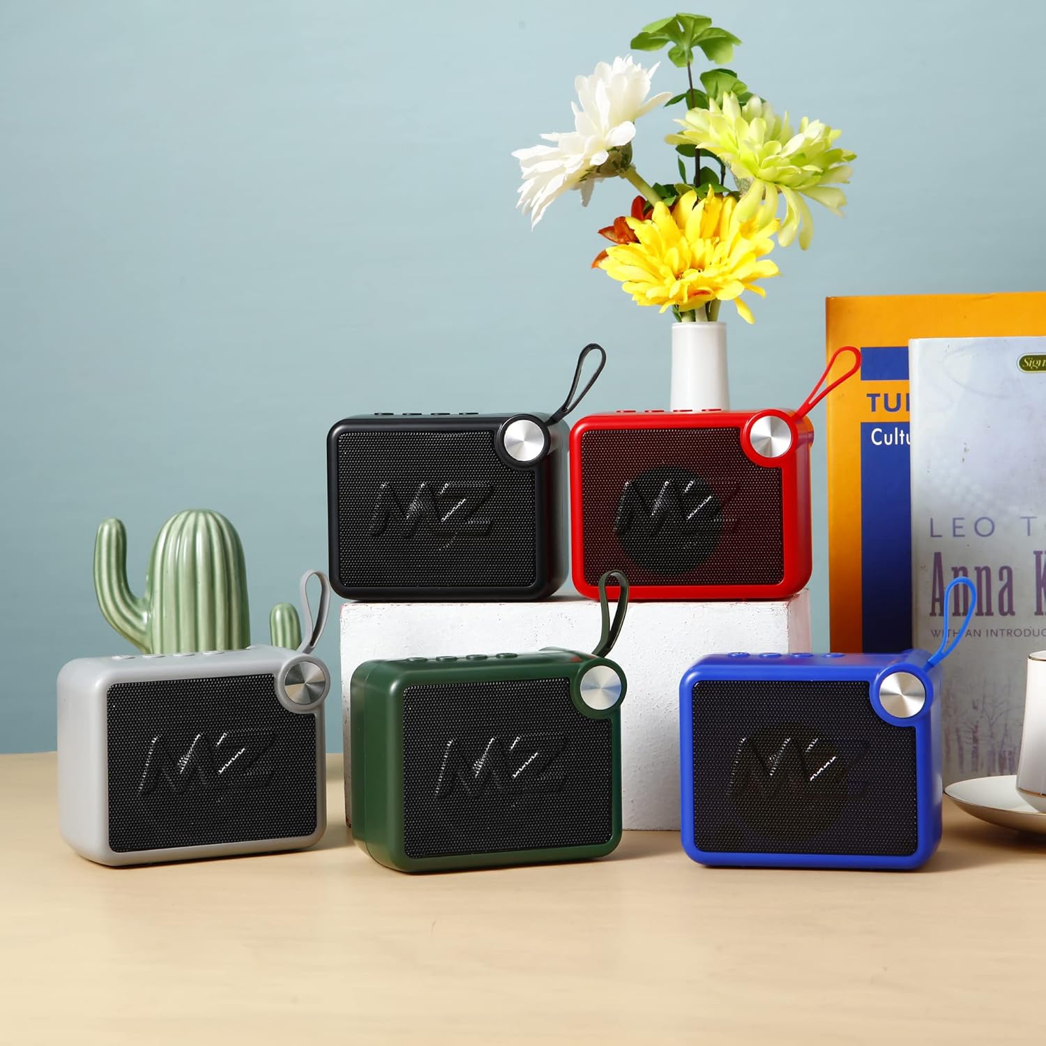 MZ M406SP (Portable Bluetooth Speaker) Dynamic Thunder Sound, 1200mAh Battery 5 W Bluetooth Speaker (Random Color)