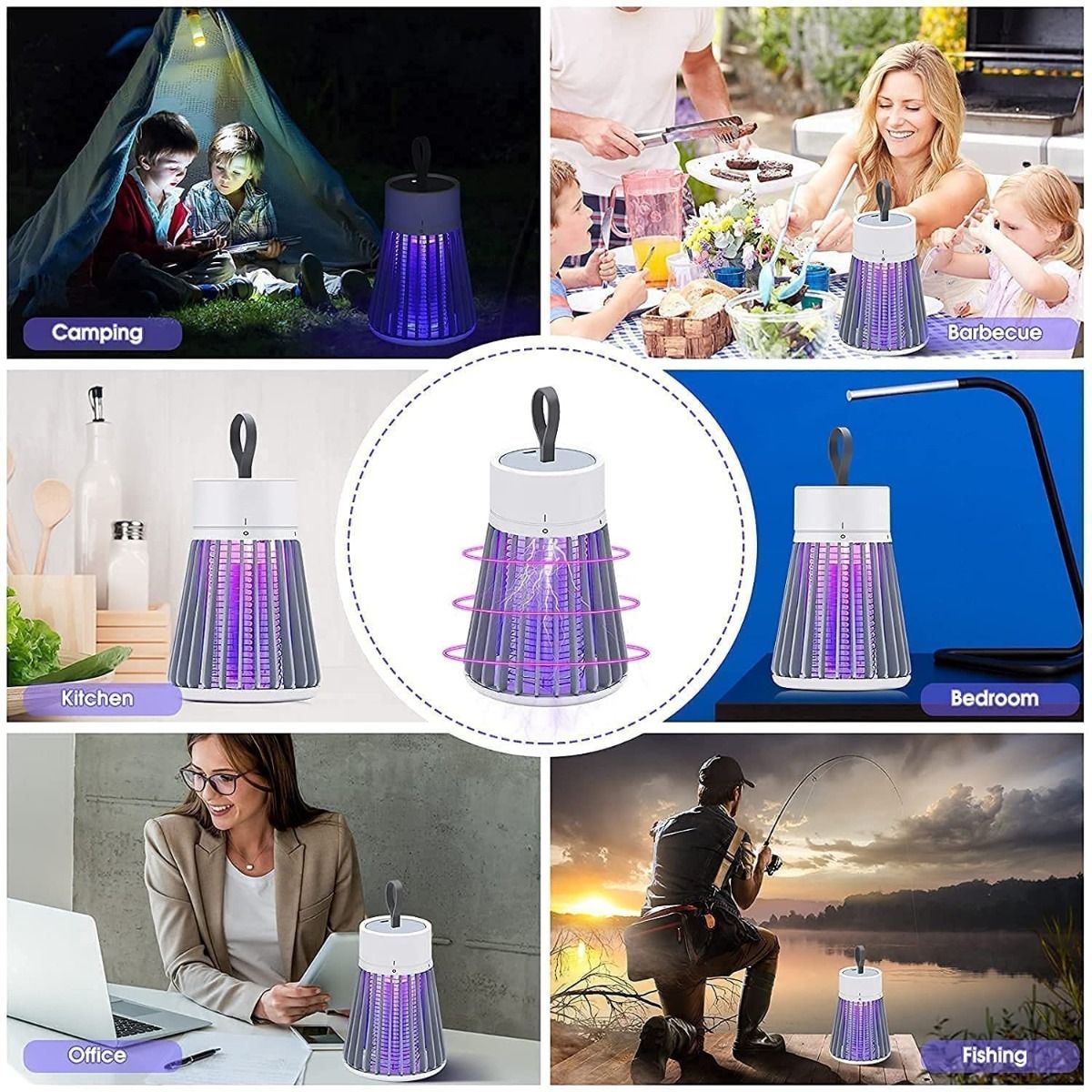 Indoor Bug Zapper – High-Voltage Electric Mosquito & Fly Killer with UV Light for Home Use