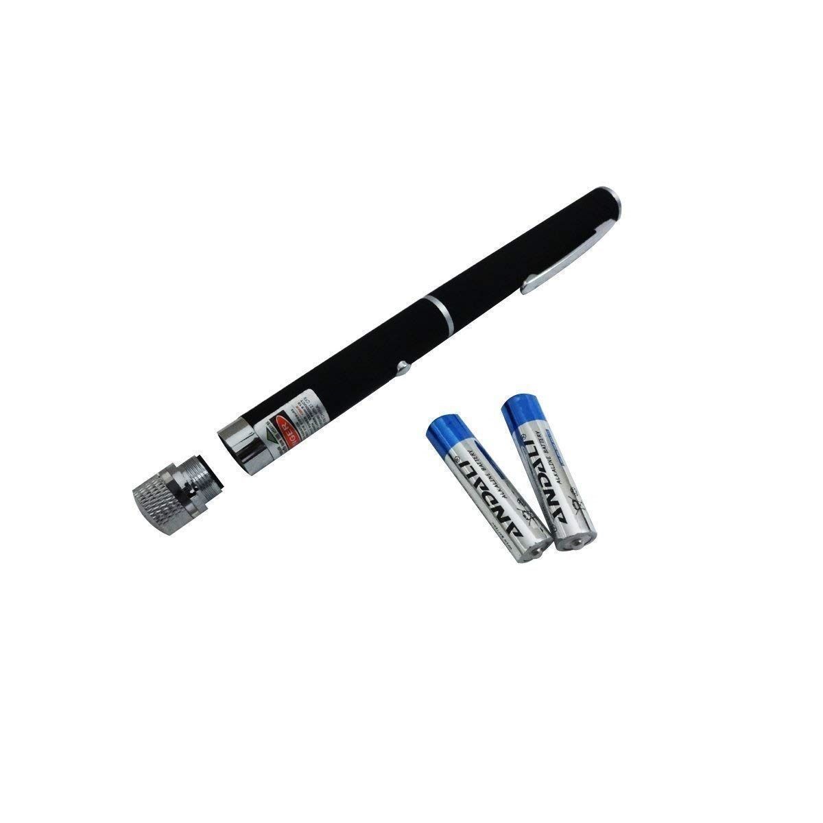 High-Power Green Laser Pointer – Adjustable Star Pattern Head | Up to 1000 ft. Range