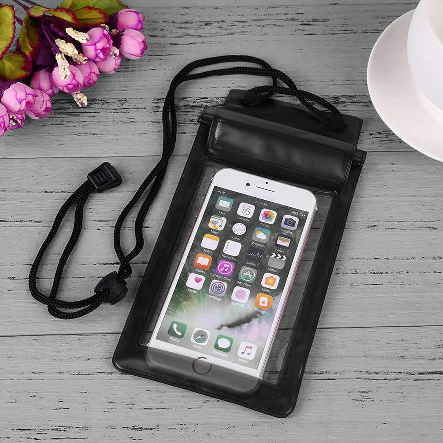 Waterproof Mobile Pouch – Universal Size, Silicone Material, Dust & Dirt Resistant for Outdoor Protection