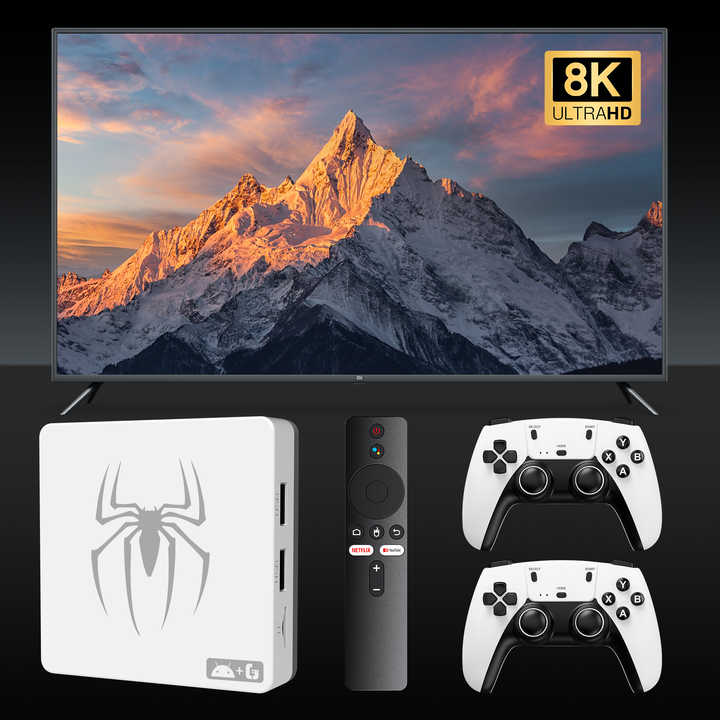 G7 Game Box Android 12 HD 8k Video Game Console 2.4G Dual Wifi Wireless PS 5 Gamepad Video Game Consoles