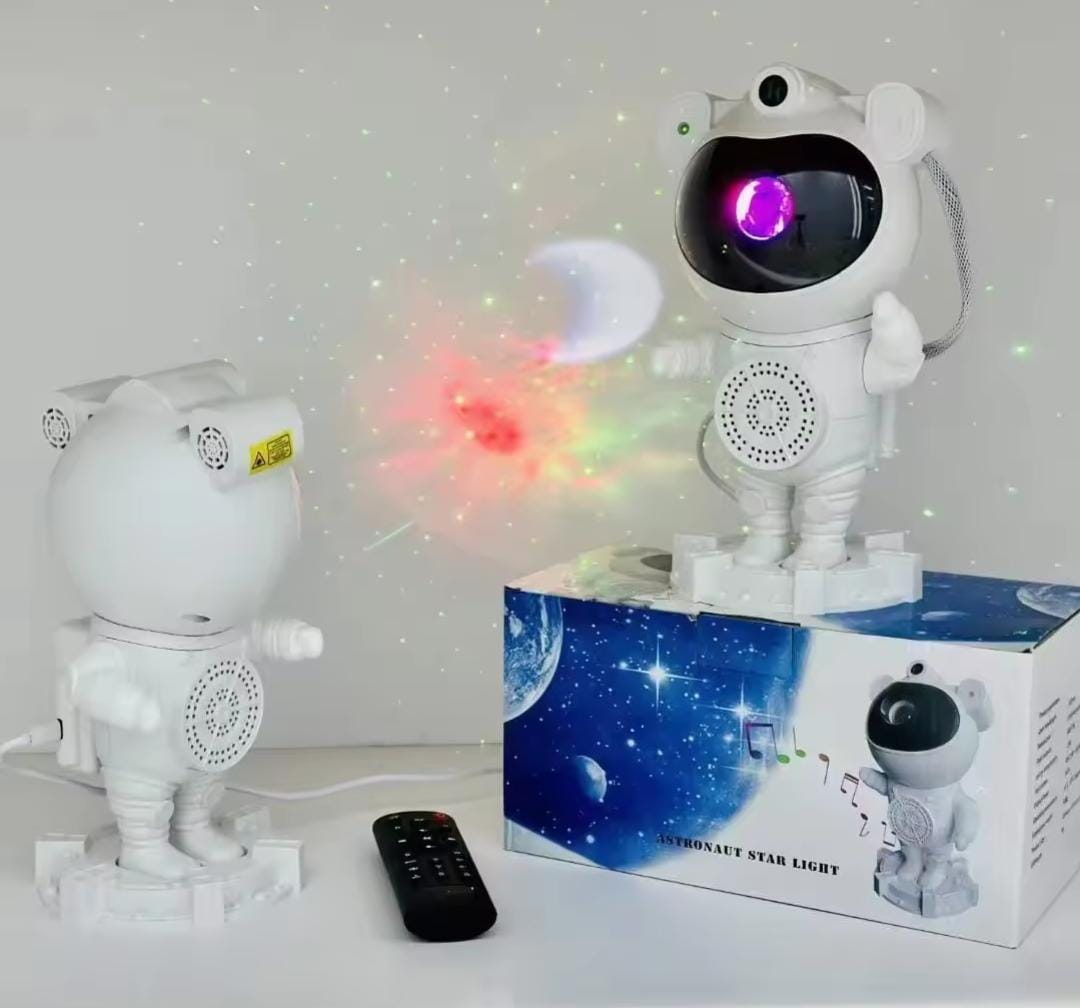 Galaxy Star Projector with Bluetooth Speaker – 9 Nebula Effects, 8 Natural Sounds, 360° Rotation, Remote & Timer – Perfect Multicolor Night Light for Kids & Adults Bedroom Decor