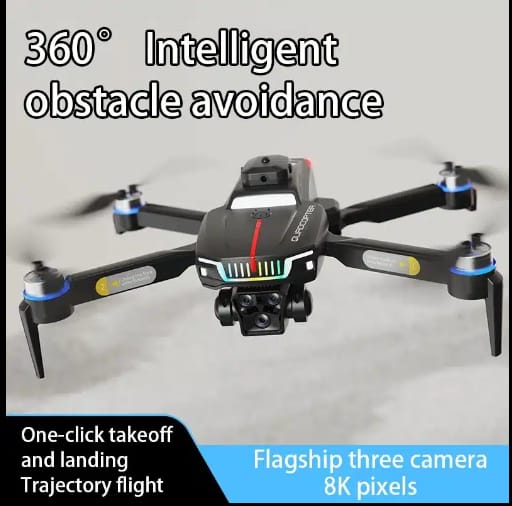 J6 Drone – Dual Battery, 180° Gimbal Camera, Brushless Motor & LED Lights | Pro-Grade Aerial Photography Drone