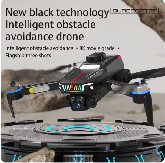 J6 Drone – Dual Battery, 180° Gimbal Camera, Brushless Motor & LED Lights | Pro-Grade Aerial Photography Drone
