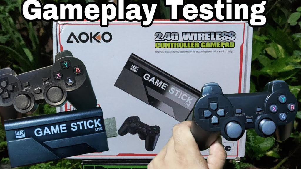 AOKO 2.4G WIRELESS CONTROLLER GAMEPAD With 21000+ Games 2 Wireless Controller 2.4g Plug & Play