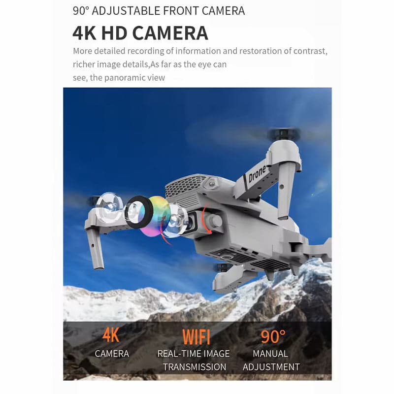E88 Pro Drone with 1080P HD Dual Foldable RC Drone