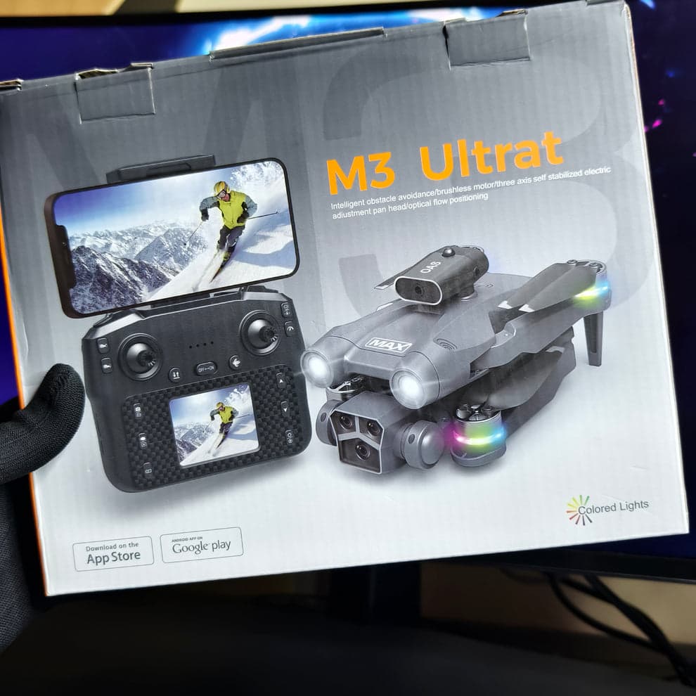 M3/Y3 Max ULTRA With Display Remote Intelligent obstacle avoidance/brushless motor/three axis self stabilized electric adjustment pan head/optical flow positioning