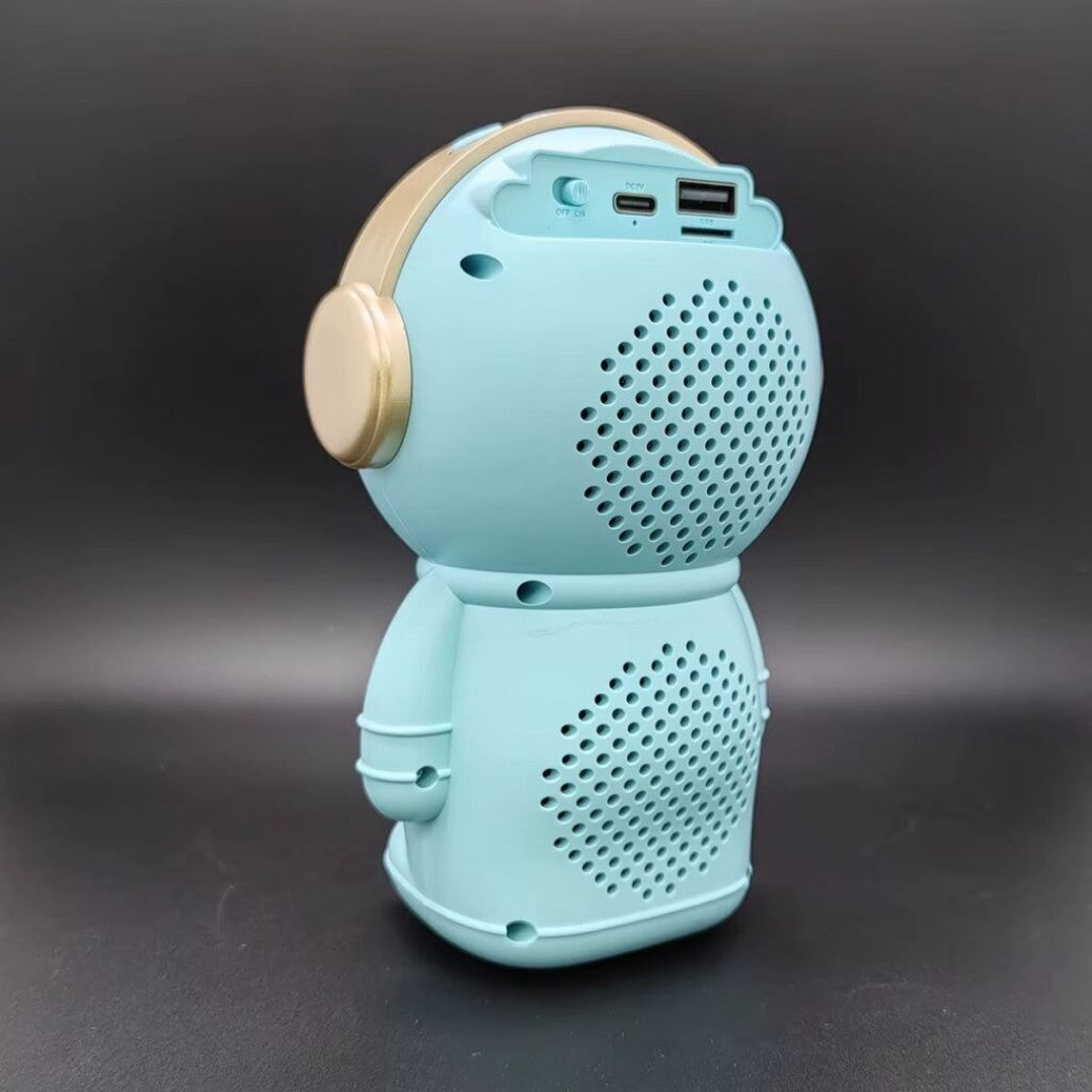 Mini Astronaut Bluetooth Speaker with RGB Lights
