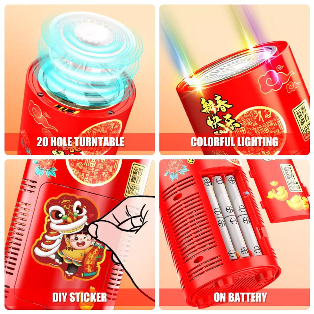 Rechargeable Automatic Bubble Machine for Kids – LED Lights, Music & Colourful Bubbles for Indoor & Outdoor Play