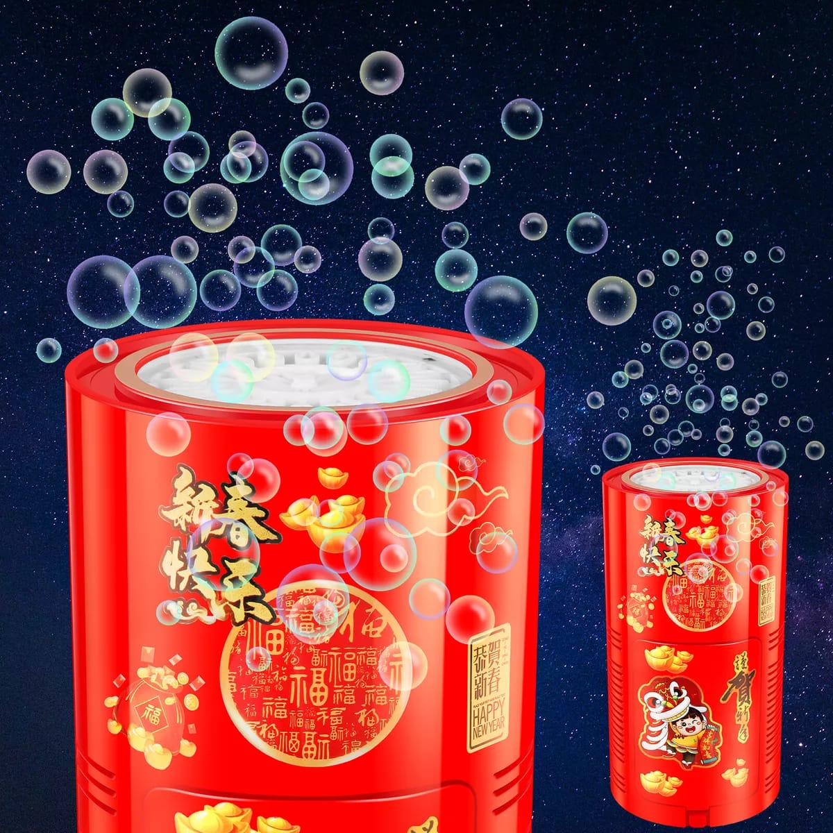Rechargeable Automatic Bubble Machine for Kids – LED Lights, Music & Colourful Bubbles for Indoor & Outdoor Play