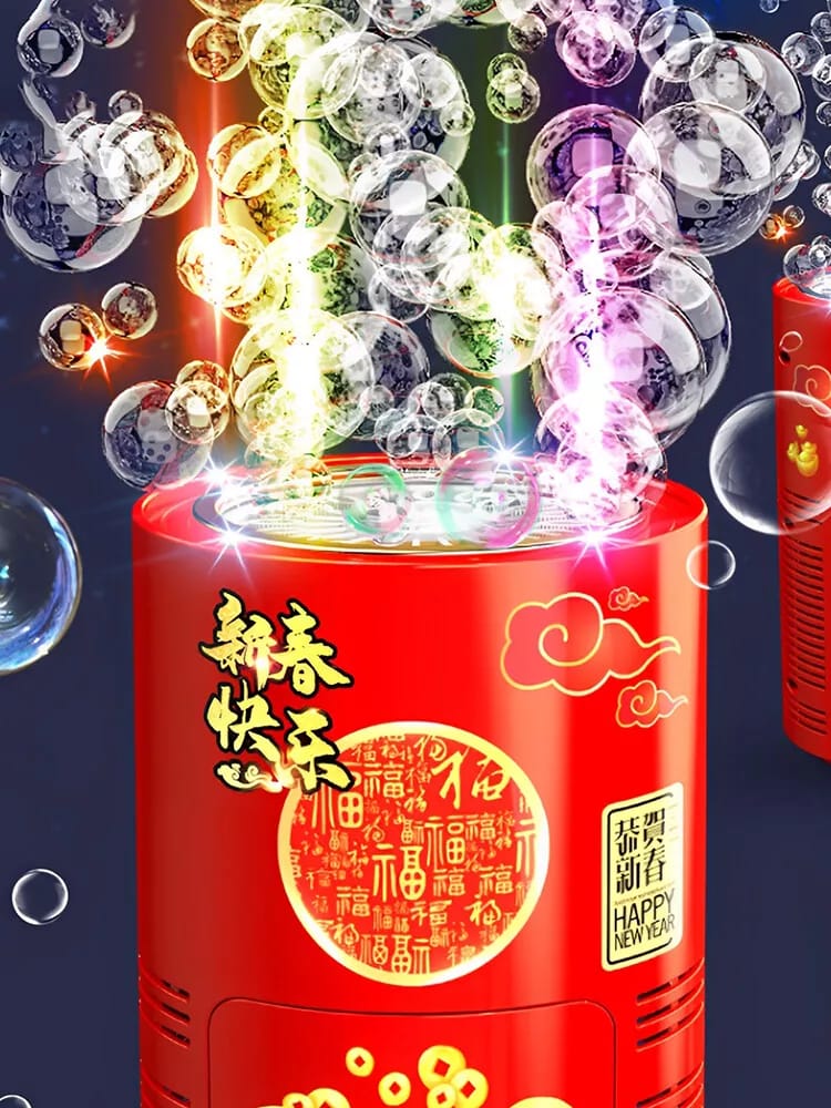 Rechargeable Automatic Bubble Machine for Kids – LED Lights, Music & Colourful Bubbles for Indoor & Outdoor Play