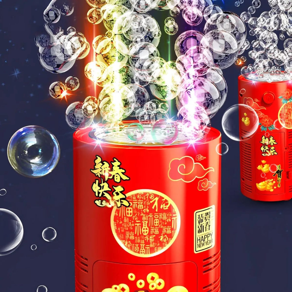 Rechargeable Automatic Bubble Machine for Kids – LED Lights, Music & Colourful Bubbles for Indoor & Outdoor Play