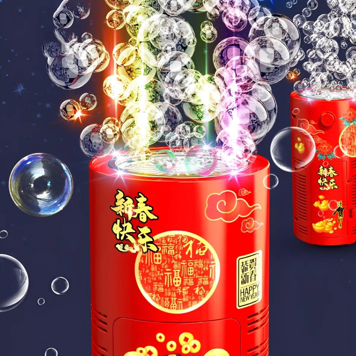 Rechargeable Automatic Bubble Machine for Kids – LED Lights, Music & Colourful Bubbles for Indoor & Outdoor Play