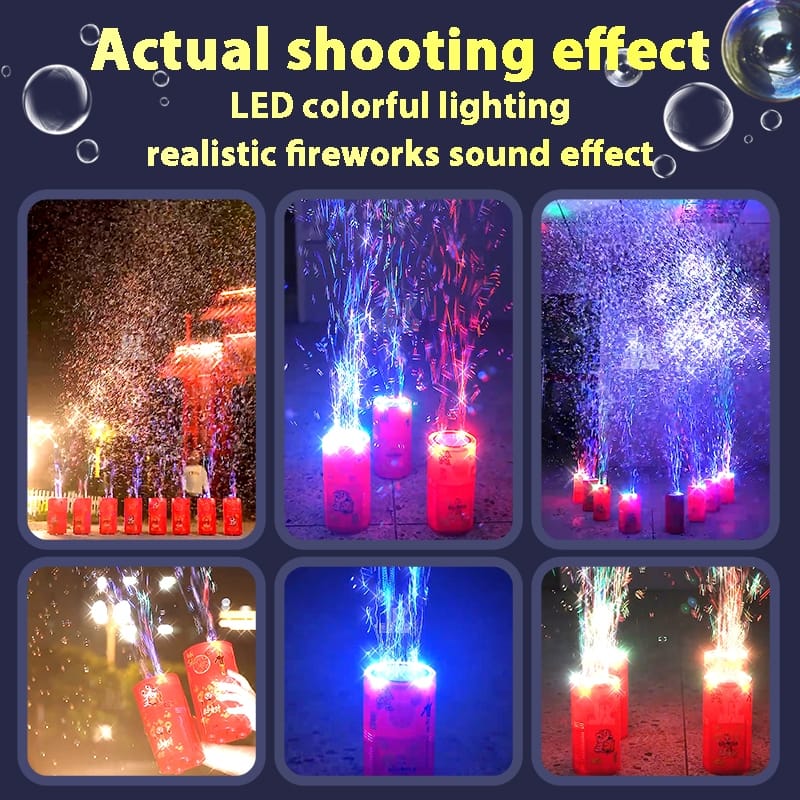 Rechargeable Automatic Bubble Machine for Kids – LED Lights, Music & Colourful Bubbles for Indoor & Outdoor Play