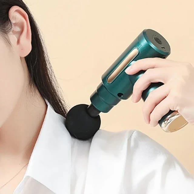 Massage Gun For Body Pain Relief Of Neck, Shoulder, Back, Foot For Men & Women, Rechargeable Cordless Deep Tissue Massage Machine for Legs & Arms, Use at Home, Gym & During Travel(Multicolor)