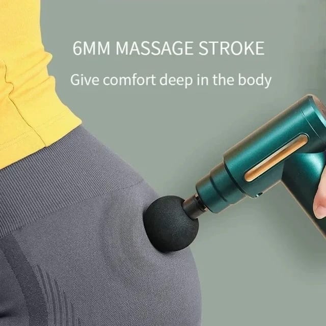 Massage Gun For Body Pain Relief Of Neck, Shoulder, Back, Foot For Men & Women, Rechargeable Cordless Deep Tissue Massage Machine for Legs & Arms, Use at Home, Gym & During Travel(Multicolor)