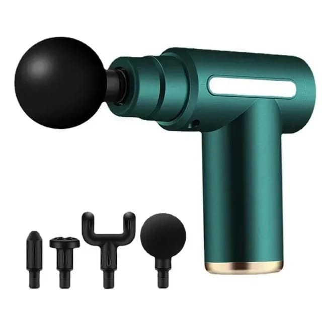Massage Gun For Body Pain Relief Of Neck, Shoulder, Back, Foot For Men & Women, Rechargeable Cordless Deep Tissue Massage Machine for Legs & Arms, Use at Home, Gym & During Travel(Multicolor)