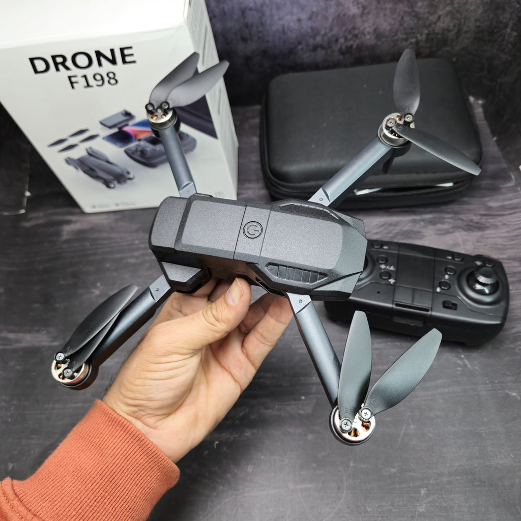 F198 Brushless HD Mini Camera Drone – Compact Quadcopter for Stunning Aerial Photography