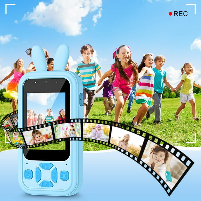 2-in-1 Kids Toy Smartphone & Camera – HD Photography, Learning Games & Music | Educational & Rechargeable Gift for Kids