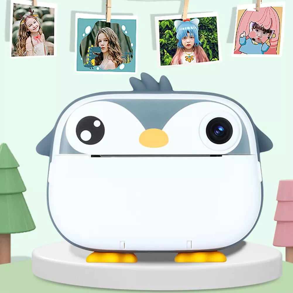 Kids Instant Print Camera – Dual HD Lens, 2.4” Display, Filters & Frames, Thermal Printing & Rechargeable Battery